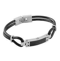 Stainless Steel & Rope Bracelet Unisex