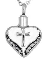 Heart With Cross Pendant