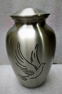 Classic Pewter Urn 8 Inch
